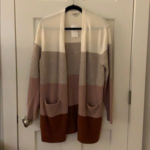 Madewell Ryder Stripe Cardigan Sweater